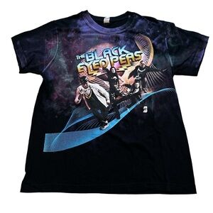 Black eyed peas tour t-shirt band men’s small galaxy trippy design hip hop